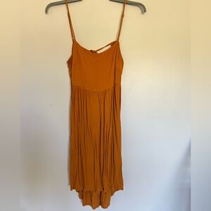 Wild Fable Women's Spaghetti Strap Rust Orange Dress